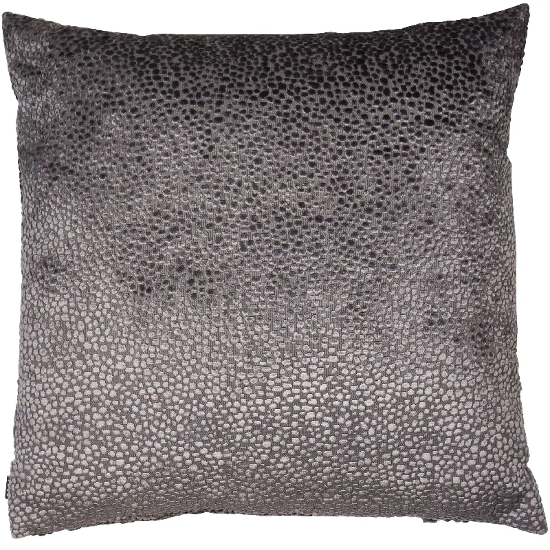 Savings Bonanza Velvet Bingham Cushion | Silver | 56x56cm