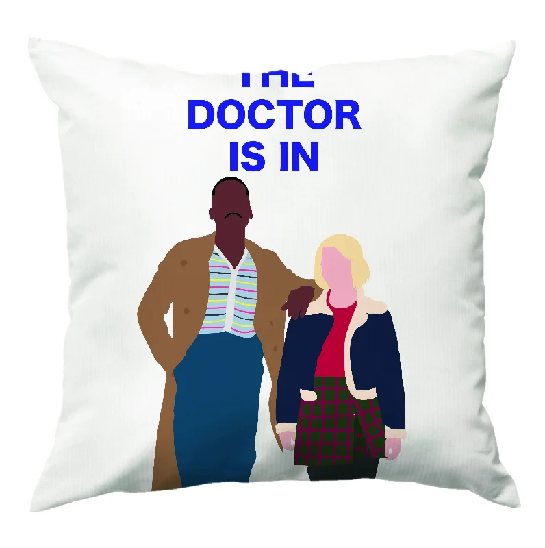 Special Discount The Doctor Is In - Doctor Who Cushion