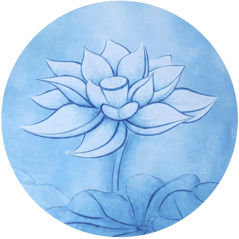 Huge Discounts Buddha Stones Lotus Mandala Pattern Foldable Yoga Meditation Seat Mat Home Decoration