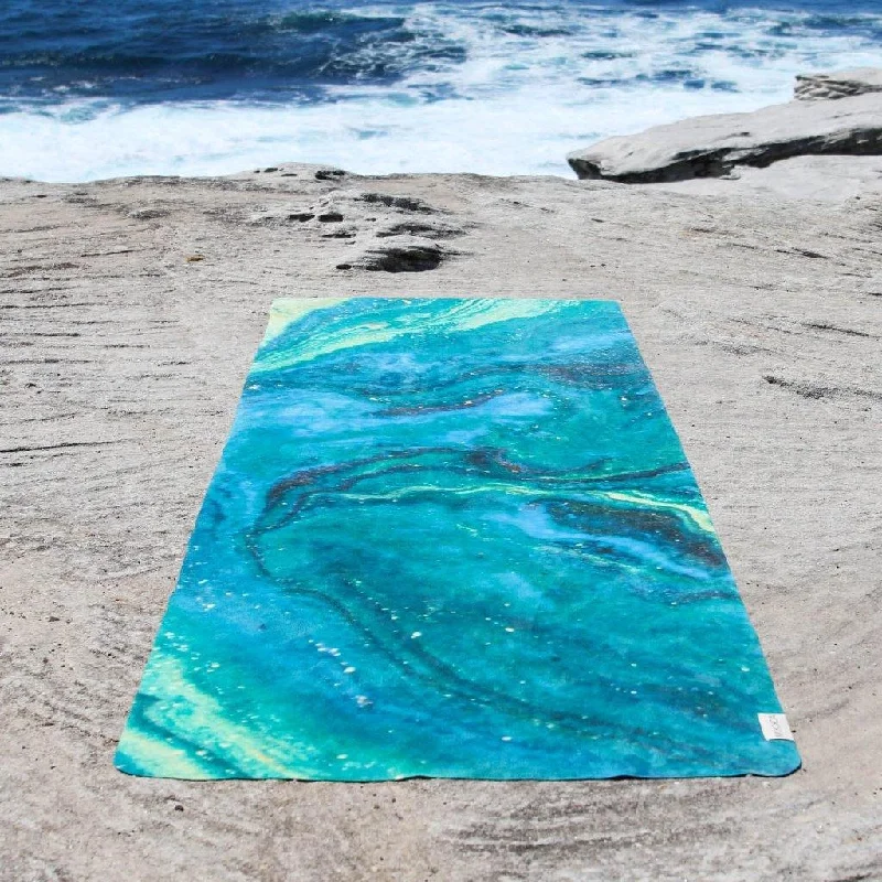Online Only Travel Yoga Mat, Ecofriendly Nonslip, Galaxy Aurora