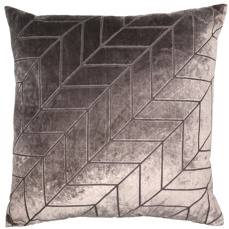Price Meltdown Velvet Hoxley Cushion | Truffle Brown | 56x56cm