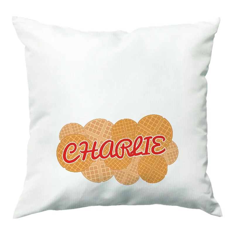 Super Deal Waffles - Personalised Stranger Cushion