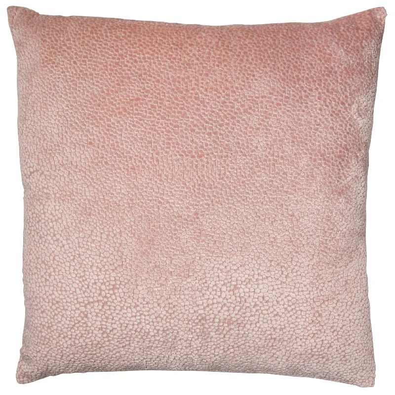 Price Buster Velvet Bingham Cushion | Putty Pink | 56x56cm