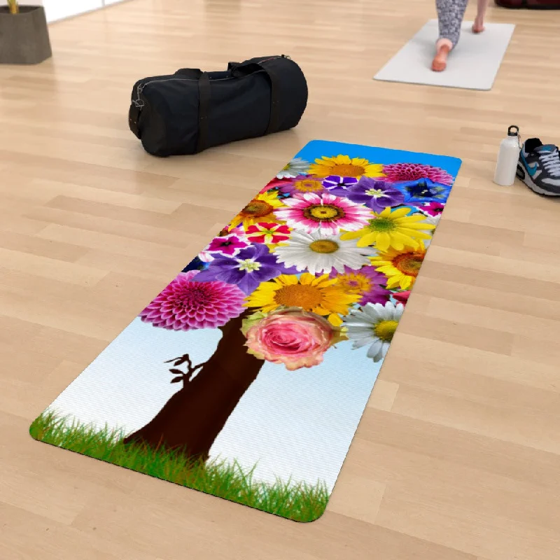 Price Smash Yoga Mat - Flower Tree