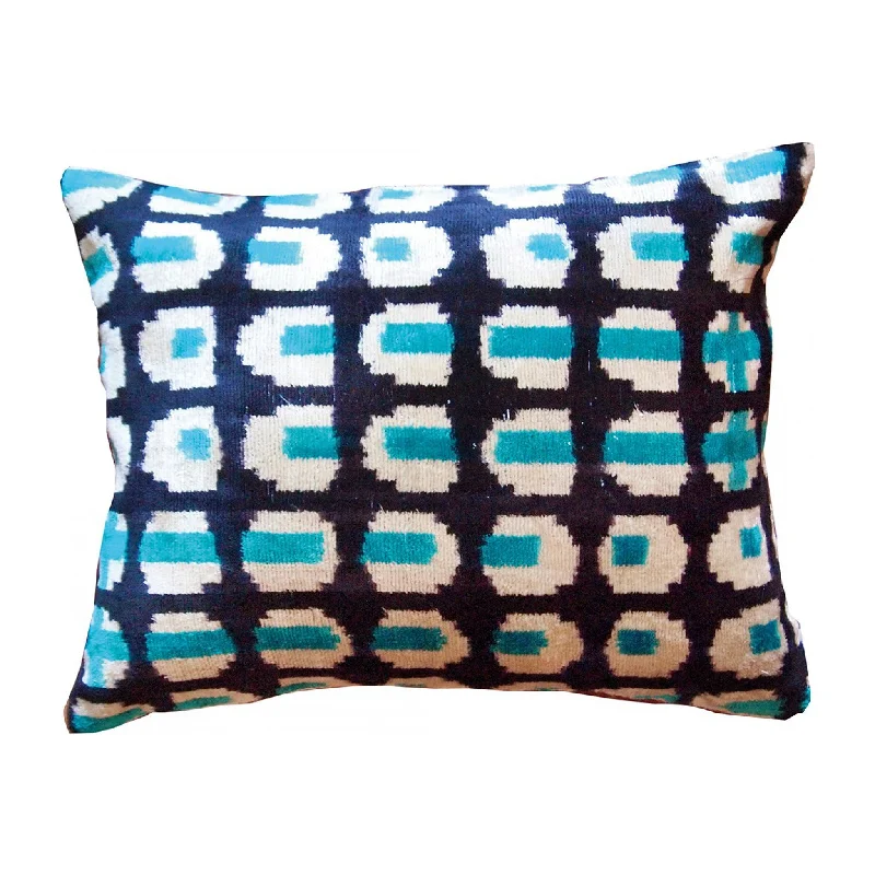 Bonus Savings Silk Velvet Cushion | Cobalt Pixels