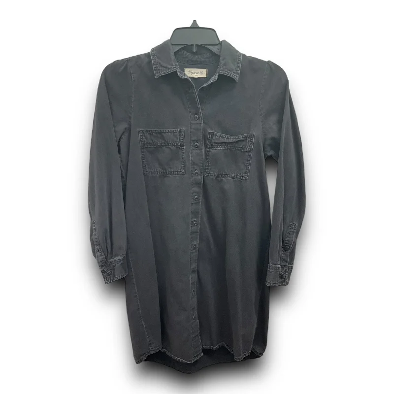 Price Drop Black Dress Casual Short Madewell, Size Xs