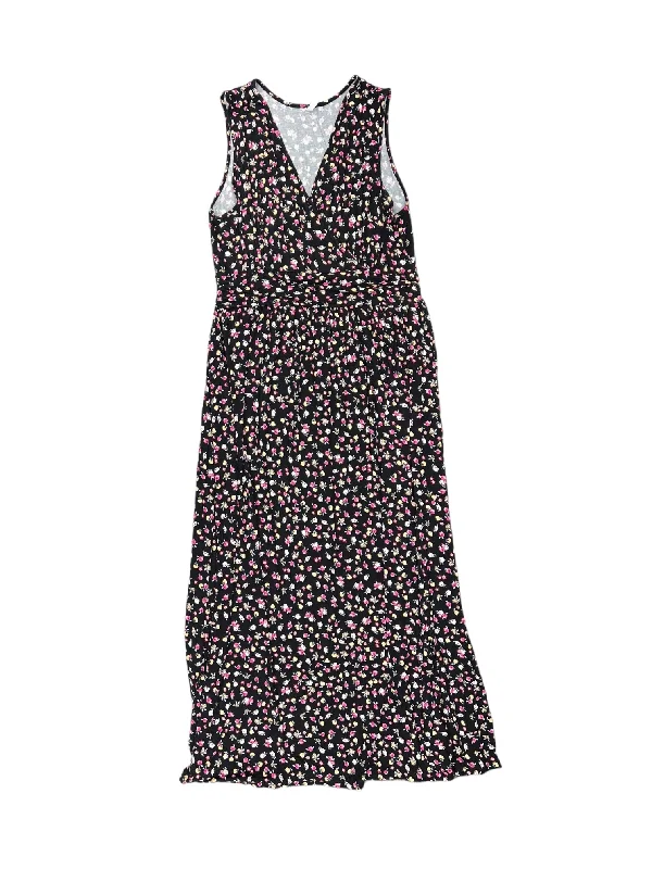 Price Reduction Floral Print Dress Casual Maxi Clothes Mentor, Size Xl