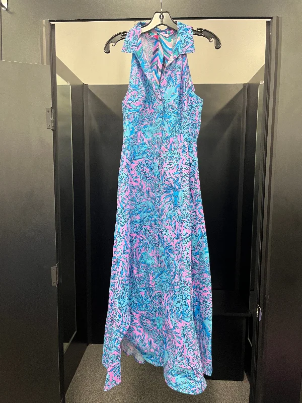Great Bargains Turquoise Dress Party Long Lilly Pulitzer NWT, Size S