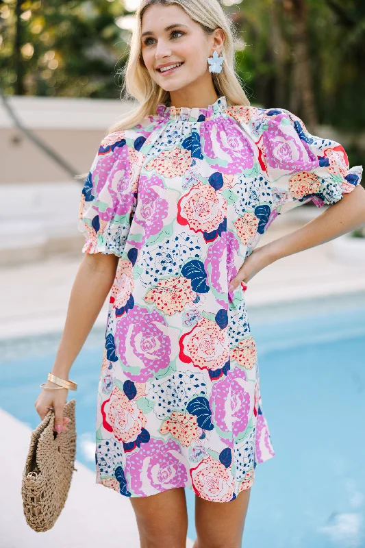 Discount Deals Say You Love Me Ivory White Floral Dress
