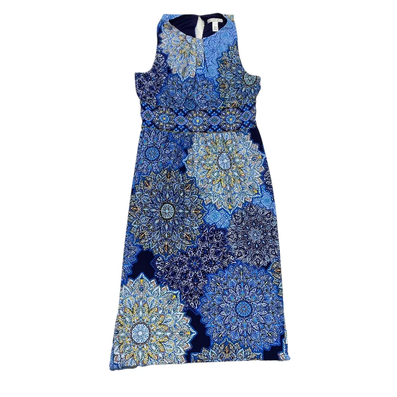 Huge Savings Blue Dress Casual Maxi London Times, Size 12