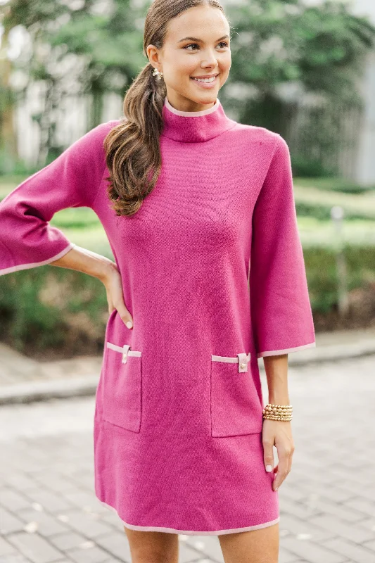 Price Rollback On The Up And Up Berry Pink Dress