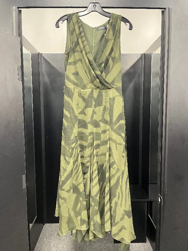 Midnight Madness Camoflauge Dress Party Long Ralph Lauren Black Label, Size Xs