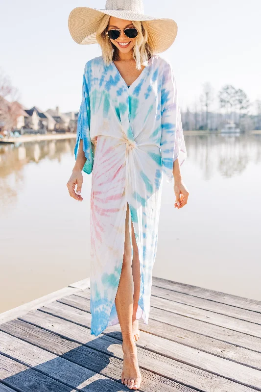 Inventory Reduction Summer Escape Tie Dye Cover Up