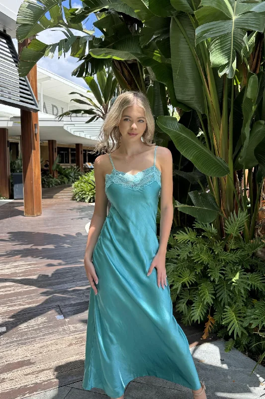 Quick Sale Lene Maxi Dress - Aqua
