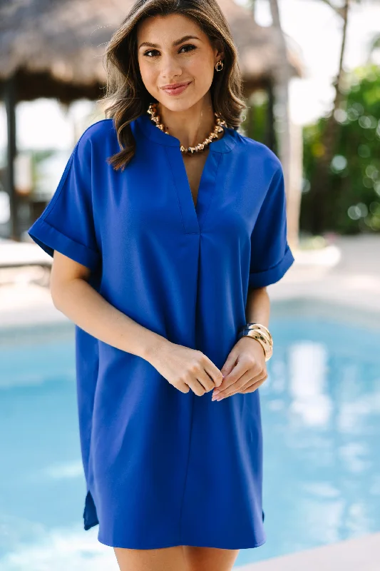 Quick Sale Ready For The Sun Royal Blue Dress