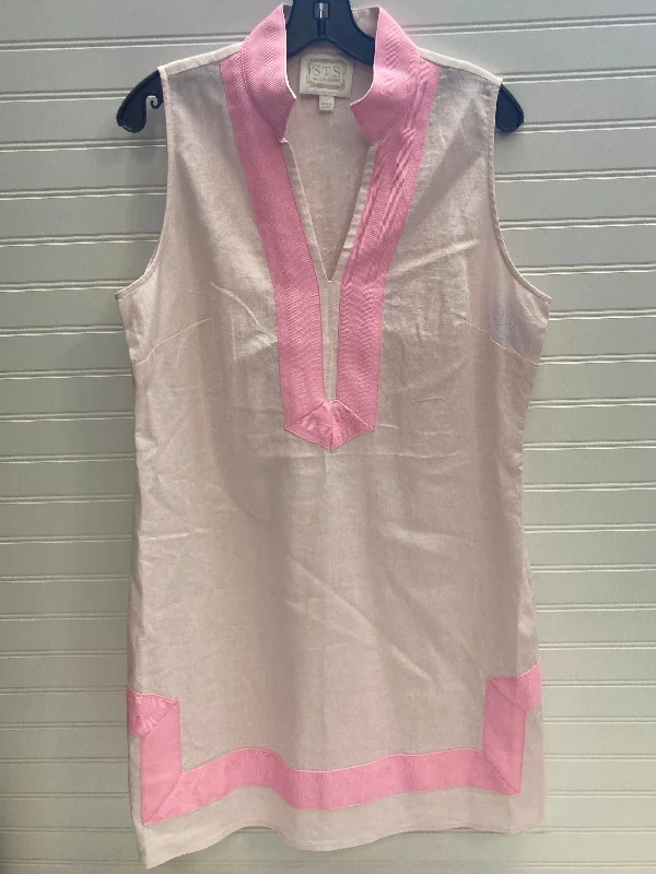 Overstock Pink Dress Casual Short Sail To Sable, Size L