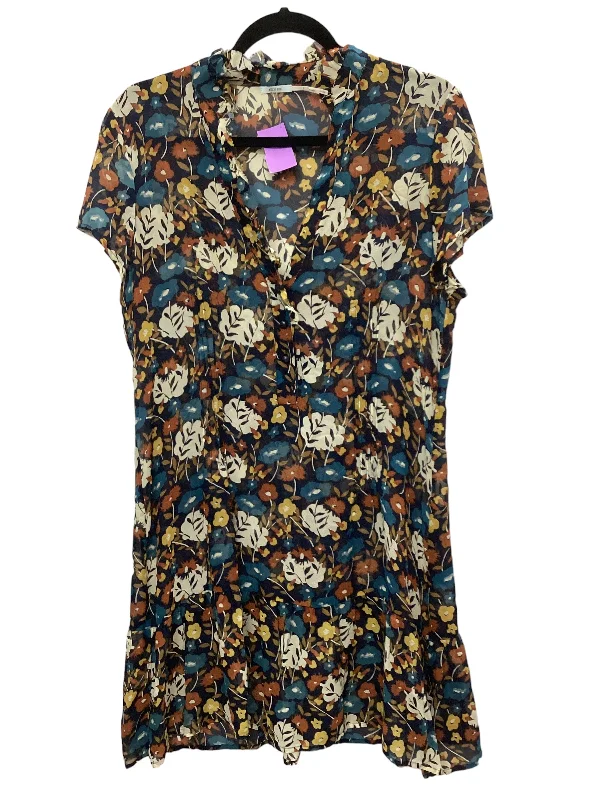 Buy Now Multi-colored Dress Casual Short Kimichi Blue, Size L