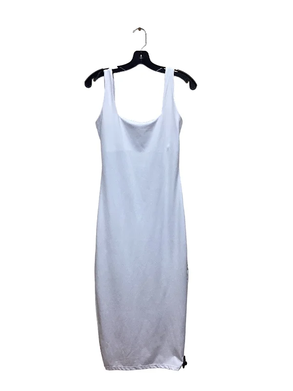 Exclusive Preview White Dress Casual Midi Cotton On, Size S