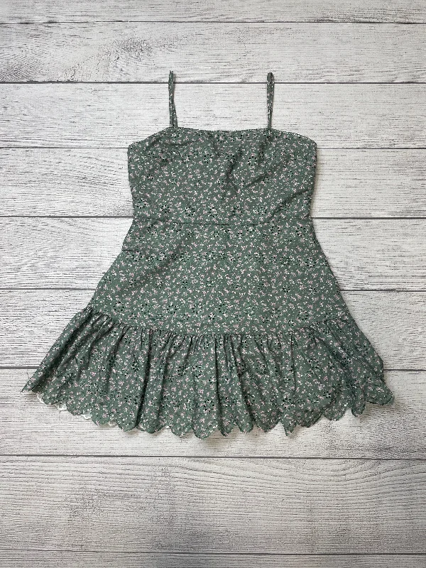 Act Fast Green Dress Casual Short Altard State, Size L
