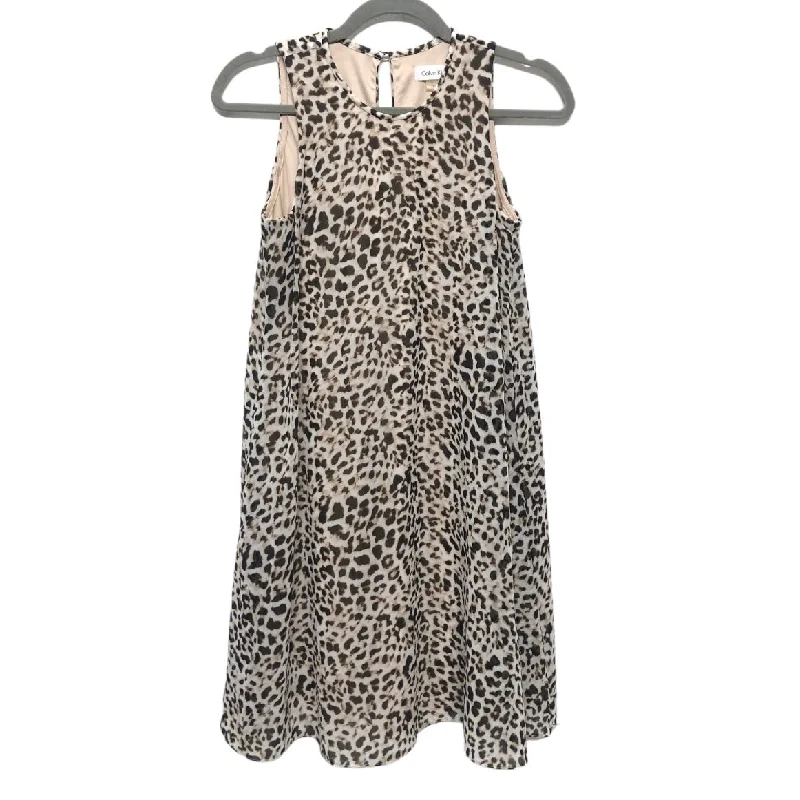 Limited Stock Animal Print Dress Casual Short Calvin Klein, Size 2