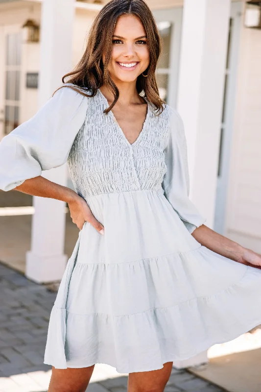 Reduced Prices Easy To Love Mint Green Tiered Dress