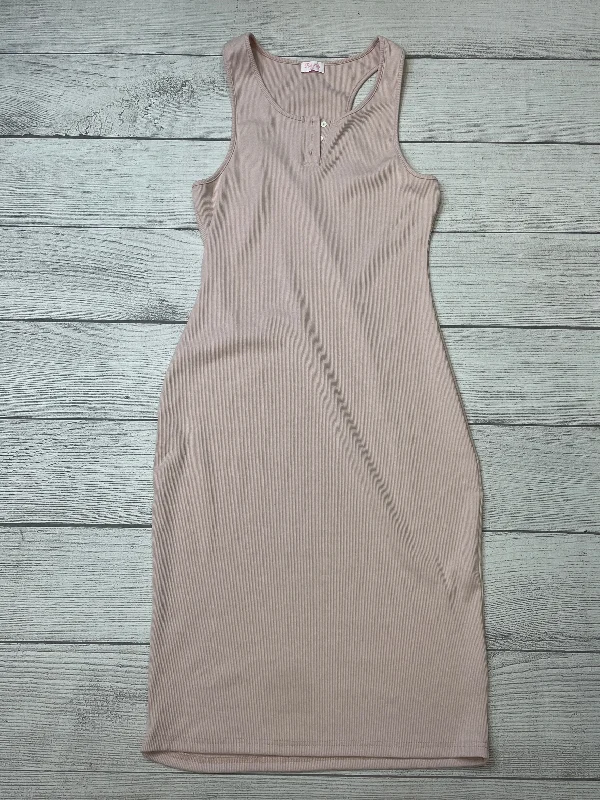 Blowout Sale Dusty Pink Dress Casual Maxi Pink Lily, Size 2x