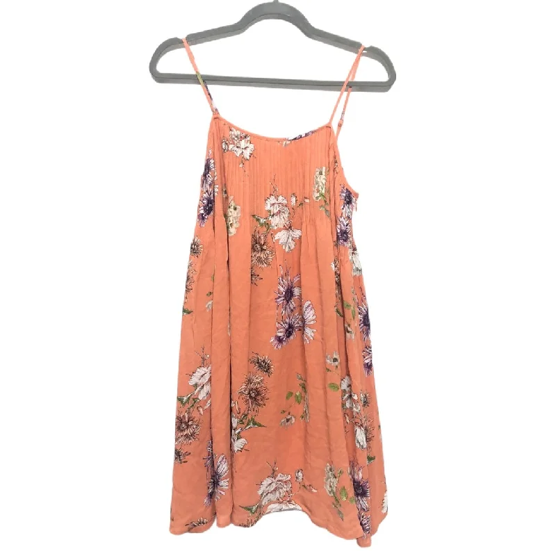 Get It Before It’s Gone Orange Dress Casual Short A Loves A, Size Xs