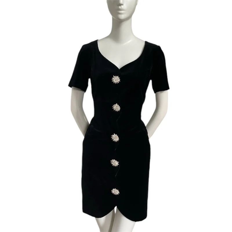 Overstock Sale Bob Mackie vintage velvet dress