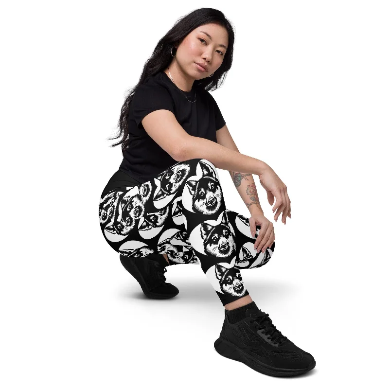 Special Offer DOG BREED LEGGINGS with pockets - CESKOSLOVENSKÝ VLCIÀK - HERTTAHOUND