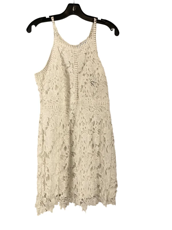 Year-End Sale White Dress Party Short She + Sky, Size L
