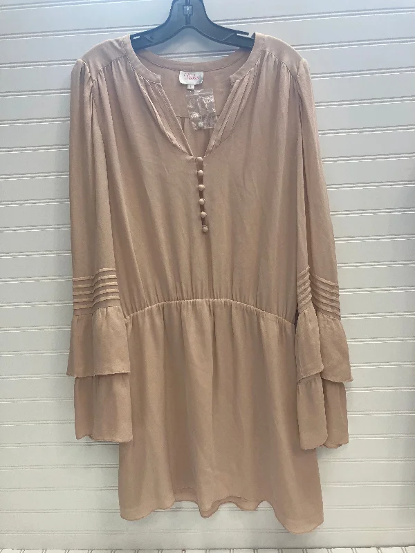 Exclusive Savings Pink Dress Casual Short Parker, Size L