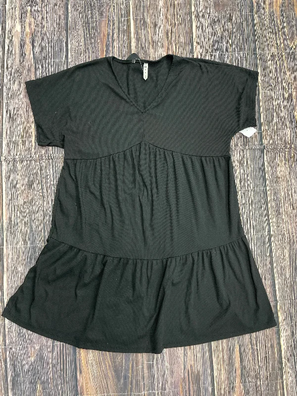 Online Exclusive Black Dress Casual Short Mts, Size L