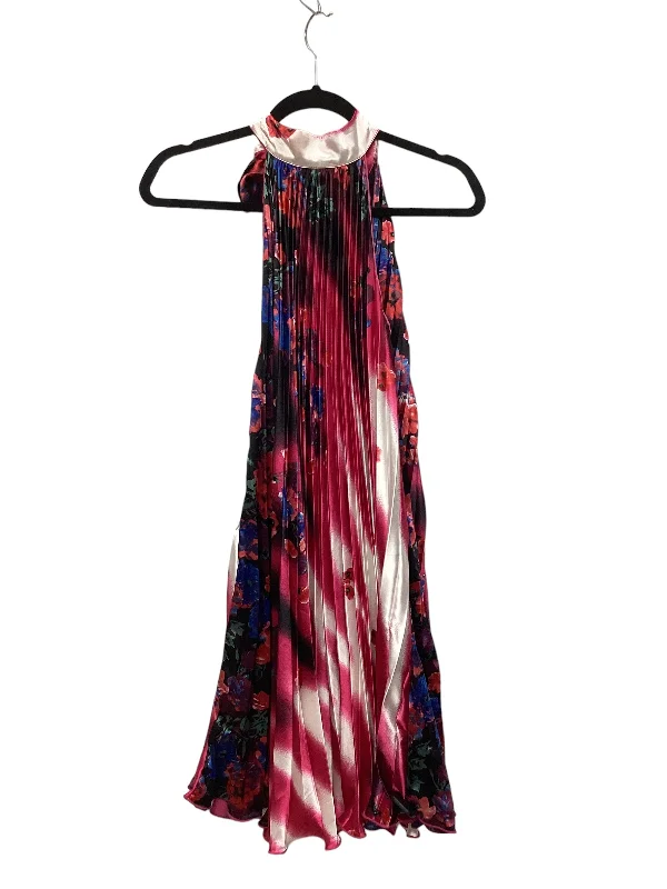 Hot Deal Multi-colored Dress Casual Short Clothes Mentor, Size M