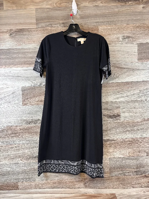Savings Alert Black Dress Casual Midi Michael By Michael Kors, Size S