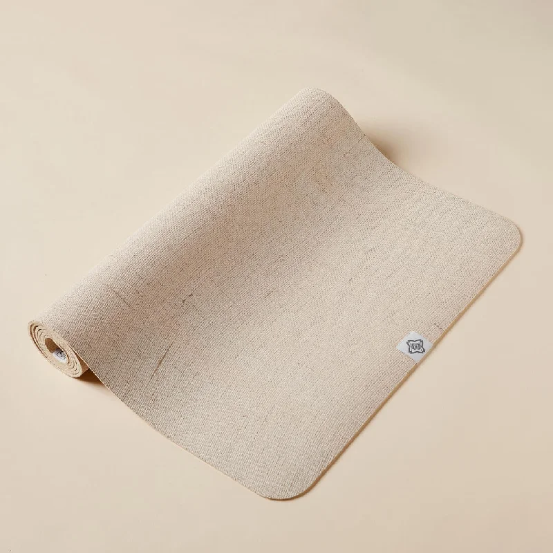 Online Specials 183 cm x 61 cm x 4 mm Jute and Natural Rubber Yoga Mat