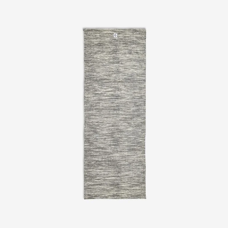Deep Discounts Gentle Yoga Cotton Mat/Over-Mat 183 cm ⨯ 68 cm ⨯4 mm - Mottled Grey