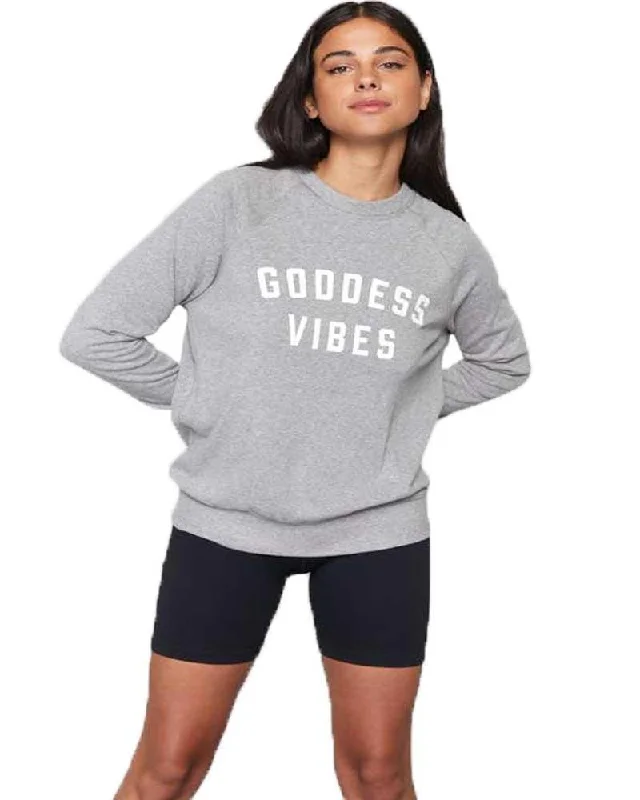 Price Slash Goddess Vibes Old School Sweatshirt