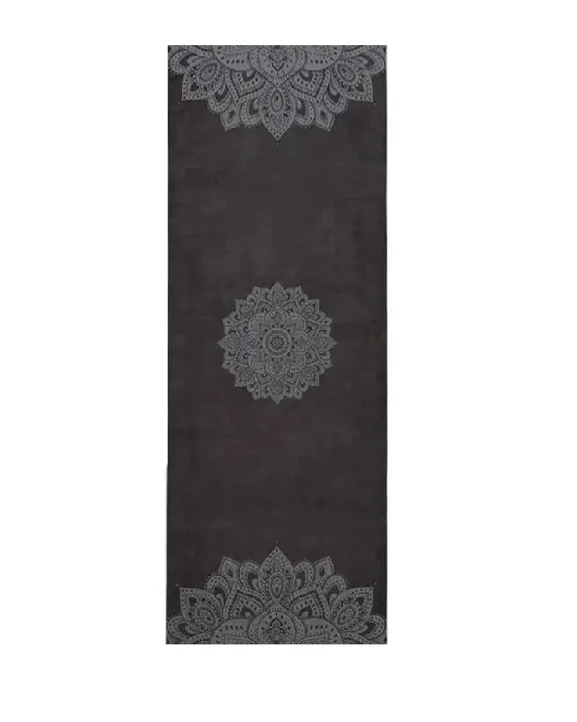 Midnight Madness Yoga Mat Towel Mandala