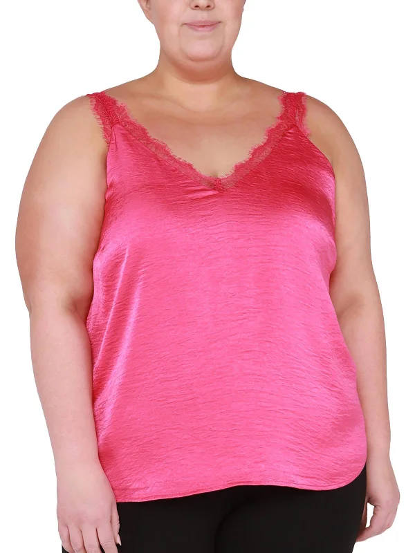 Time-Limited Offer Plus Womens V-Neck Shirt Pullover Top