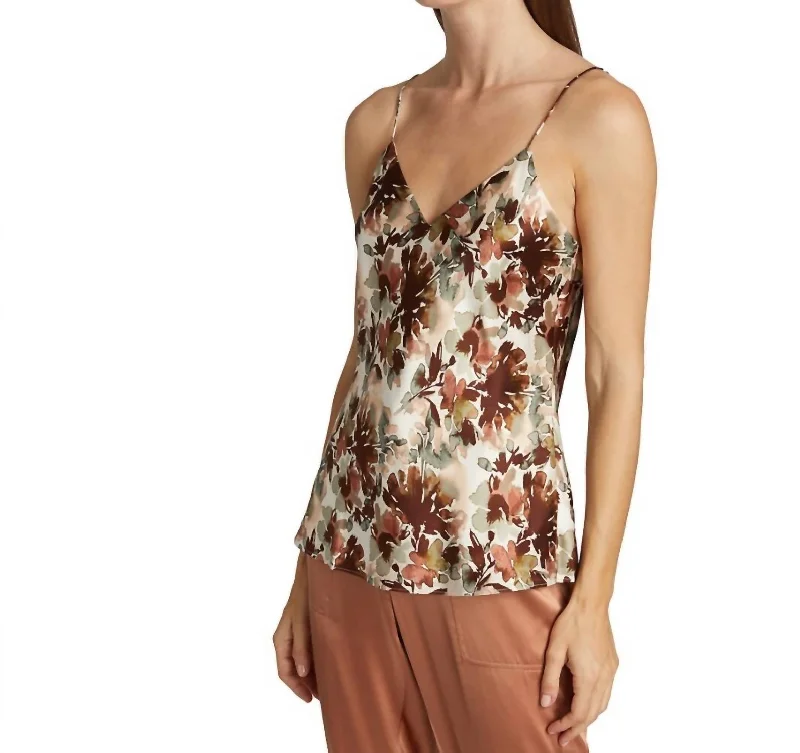 Special Price Raine Silk Tank In Desert Wildflower