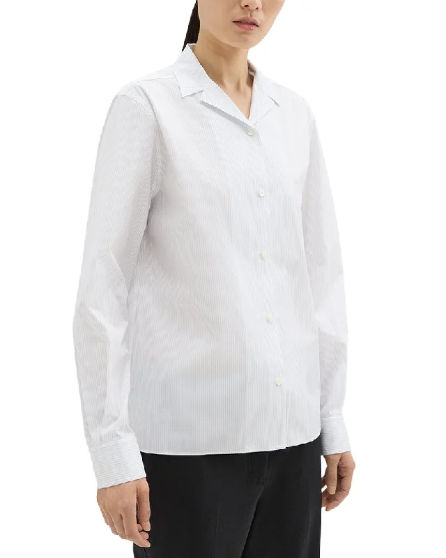 Online Exclusive Theory Striped Shirt