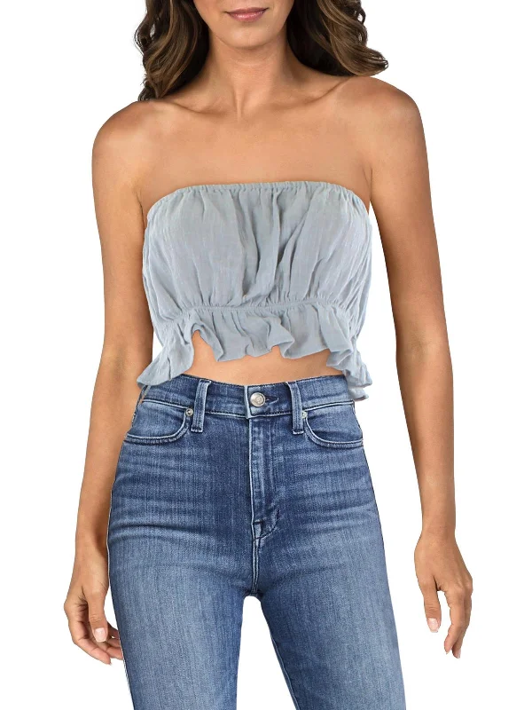 Reduced Prices Womens Elastic Band Bandeau Cropped
