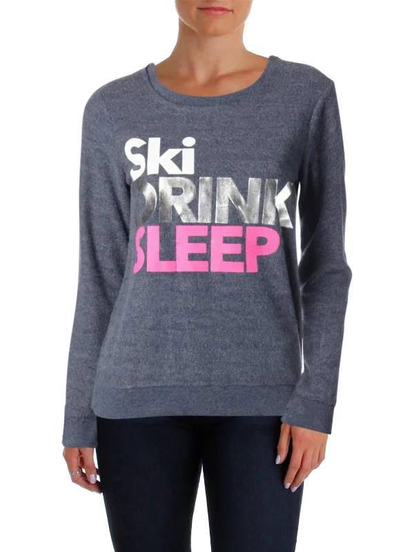 Last Chance Womens Fleece Slogan Sweatshirt