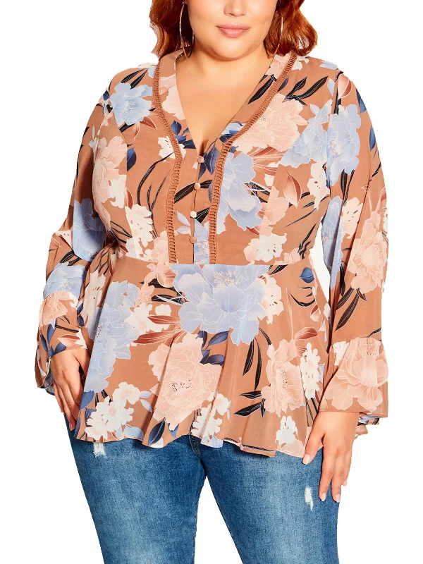The Best Prices Womens Floral Print Blouse