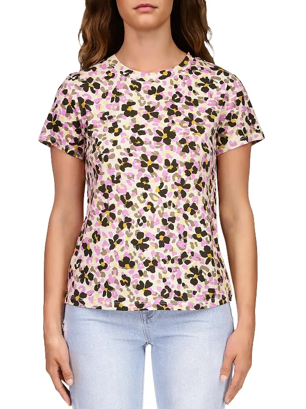 Members Only Womens Slub Printed T-Shirt
