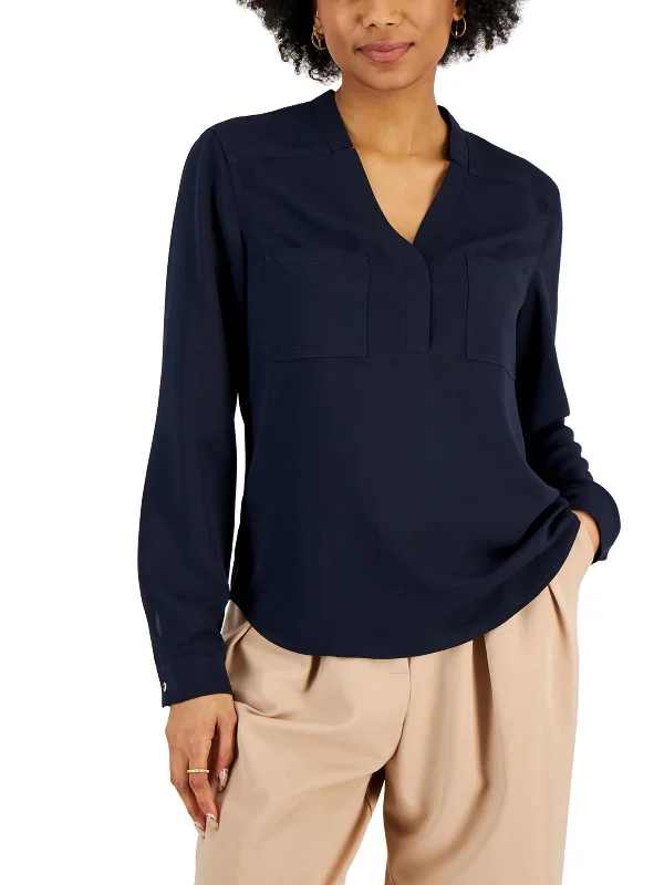 Exclusive Deal Womens Surplice Work Wear Blouse