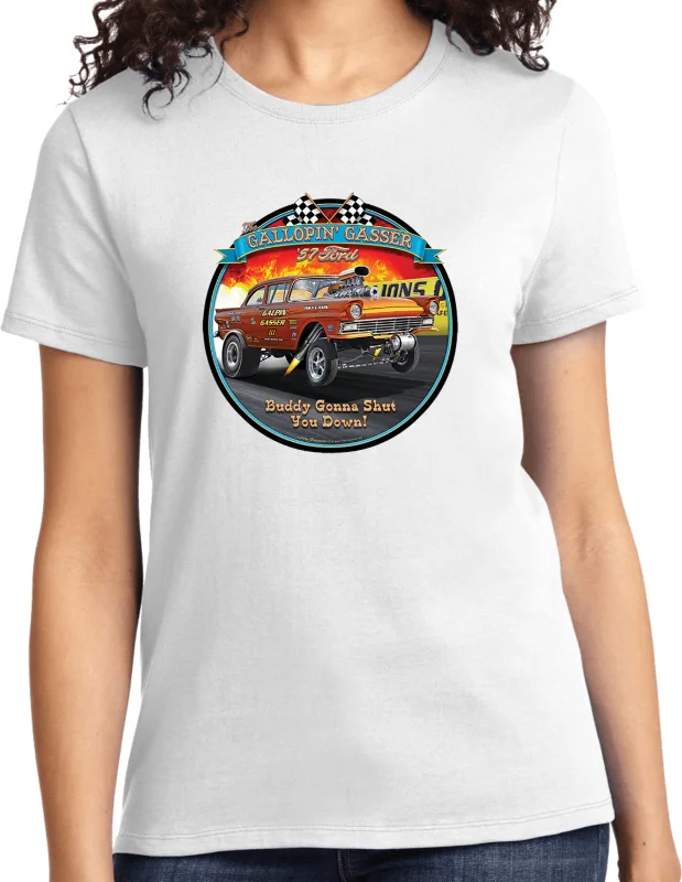 Inventory Reduction 1957 Ford Gasser Ladies Shirt