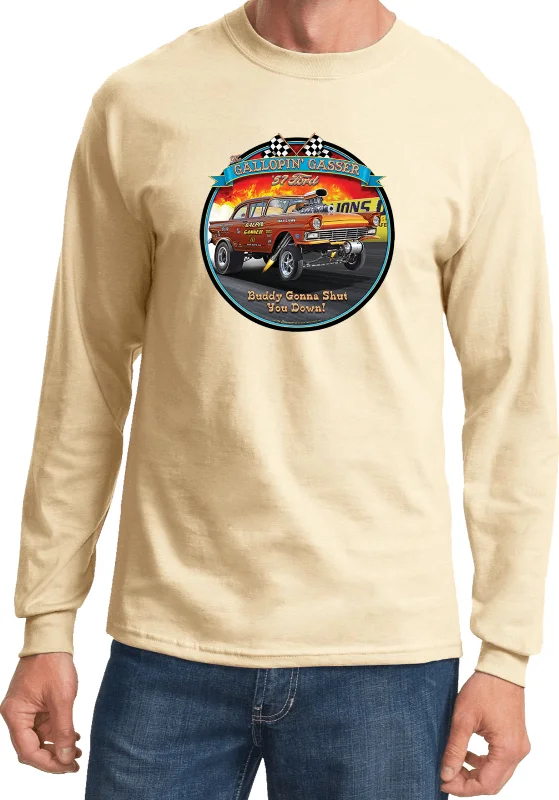 Don't Wait 1957 Ford Gasser Long Sleeve Shirt
