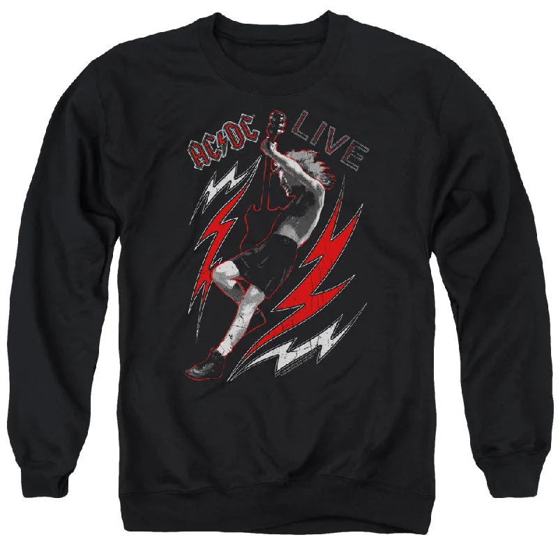 Fantastic Offers AC/DC Angus Young Live Black Sweatshirt