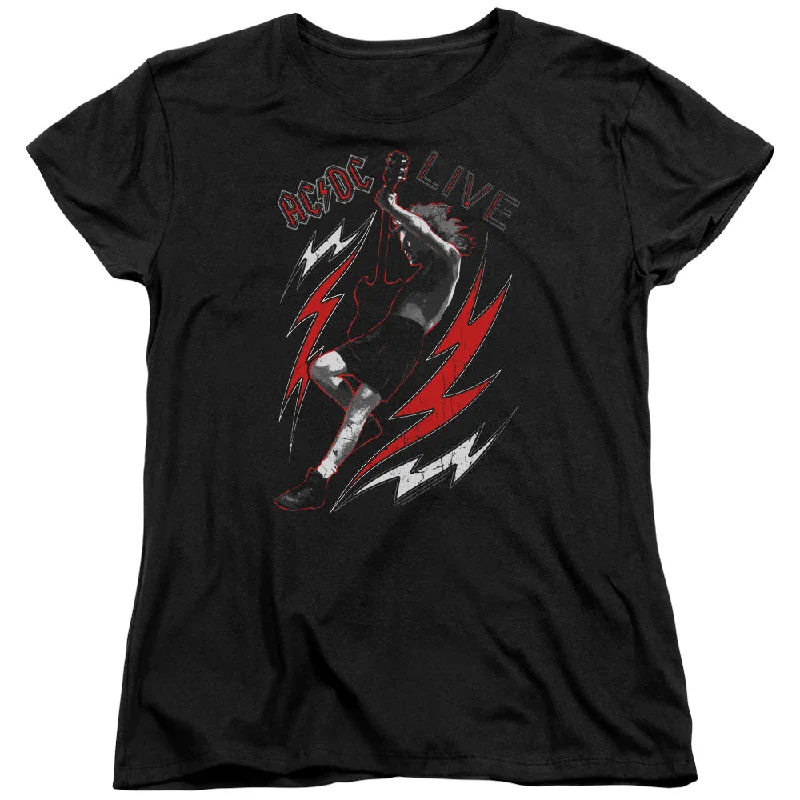 Savings Alert AC/DC Angus Young Live Womens Shirt